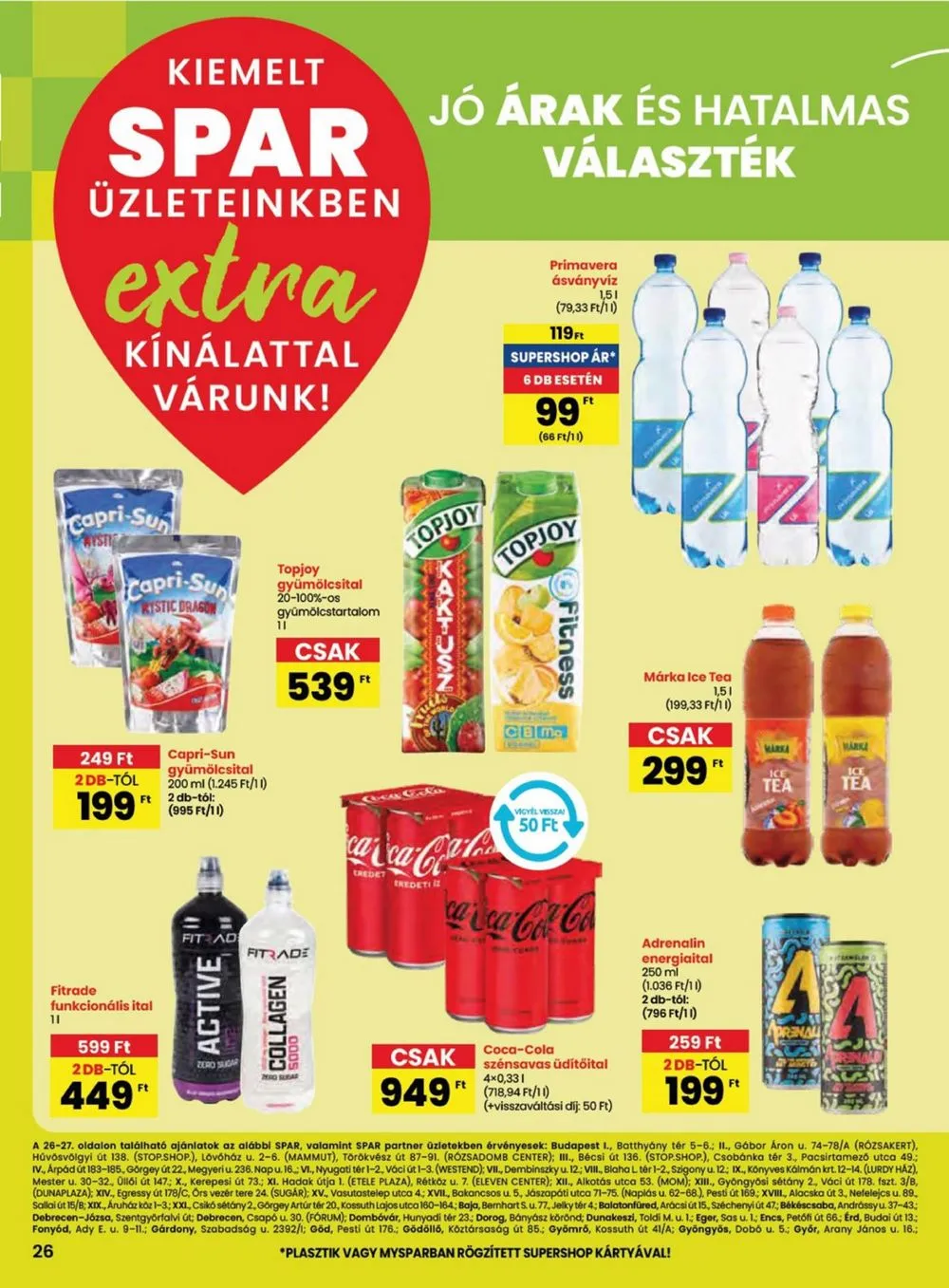 Spar akciós újság Extra 05.23–05.29 – 7. oldal