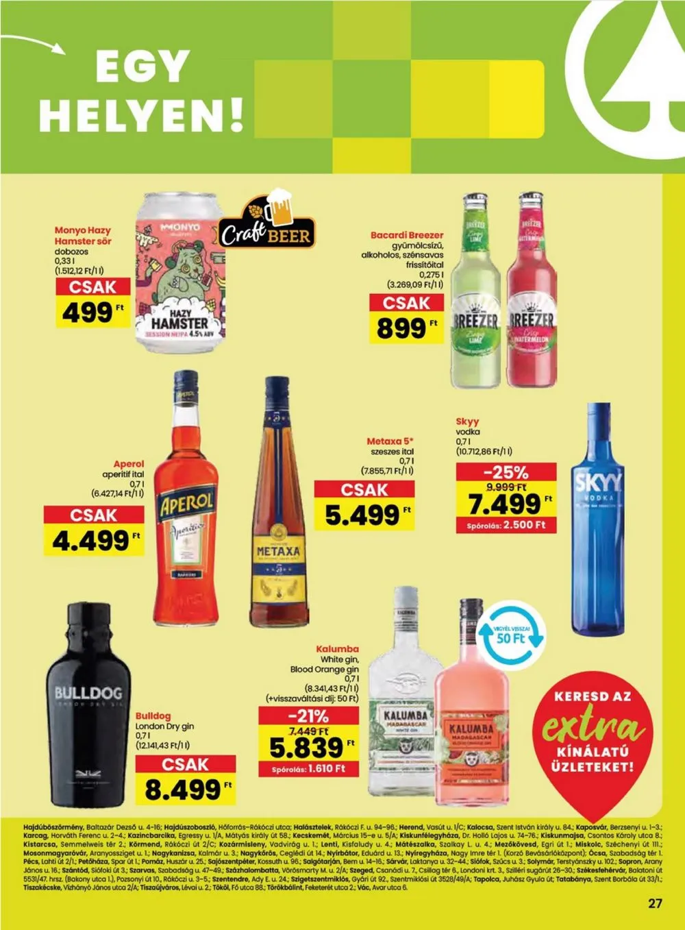 Spar akciós újság Extra 05.23–05.29 – 8. oldal