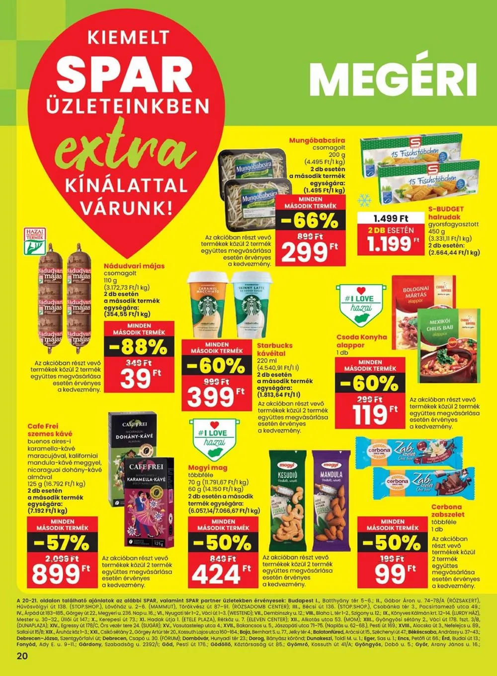 Spar akciós újság Extra 06.13–06.19