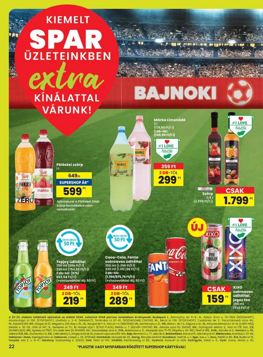 Spar akciós újság Extra 06.13–06.19 – 3. oldal