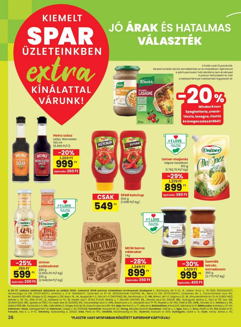 Spar akciós újság Extra 06.13–06.19 – 7. oldal
