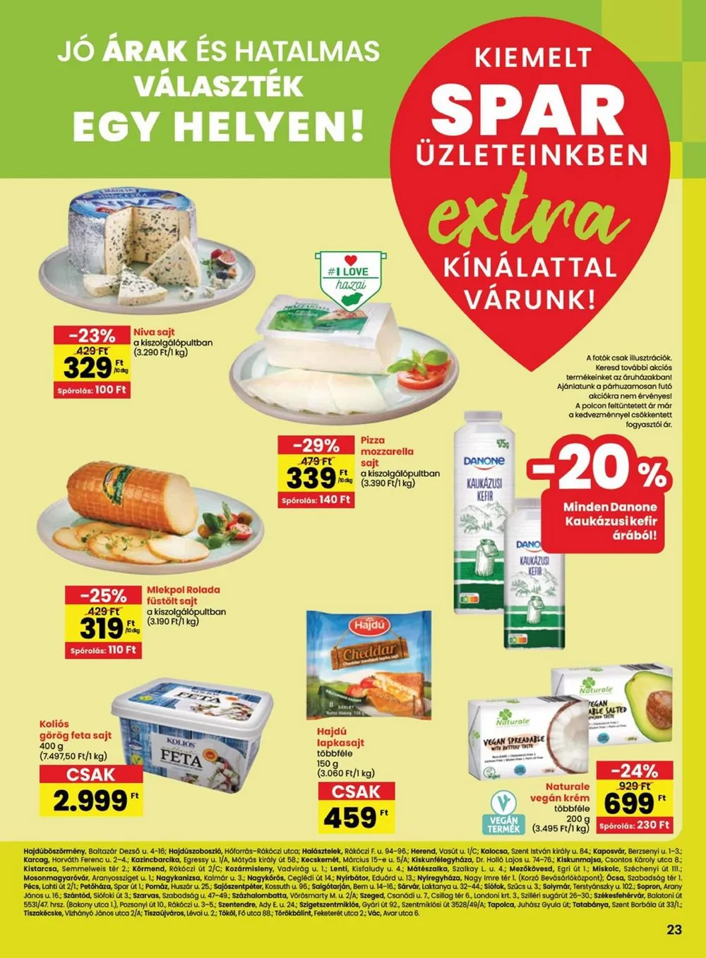 Spar akciós újság Extra 06.20–06.26 – 4. oldal