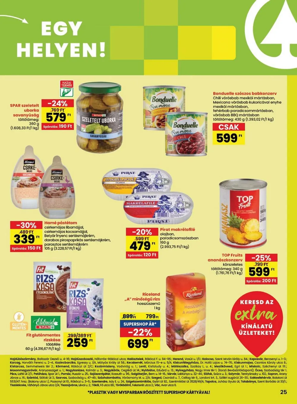 Spar akciós újság Extra 06.20–06.26 – 6. oldal
