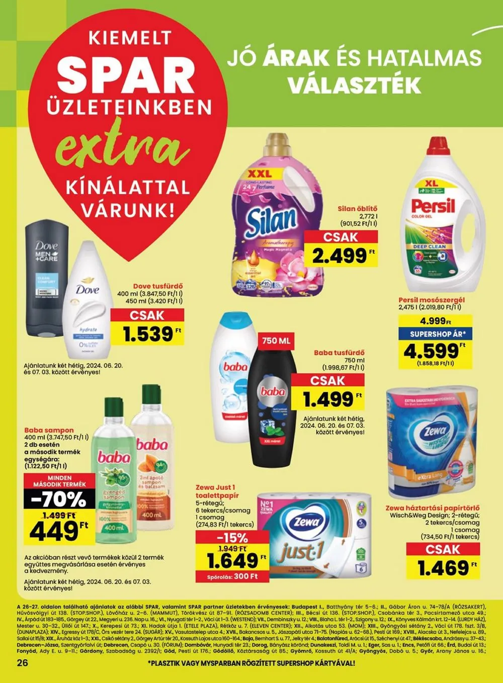 Spar akciós újság Extra 06.20–06.26 – 7. oldal