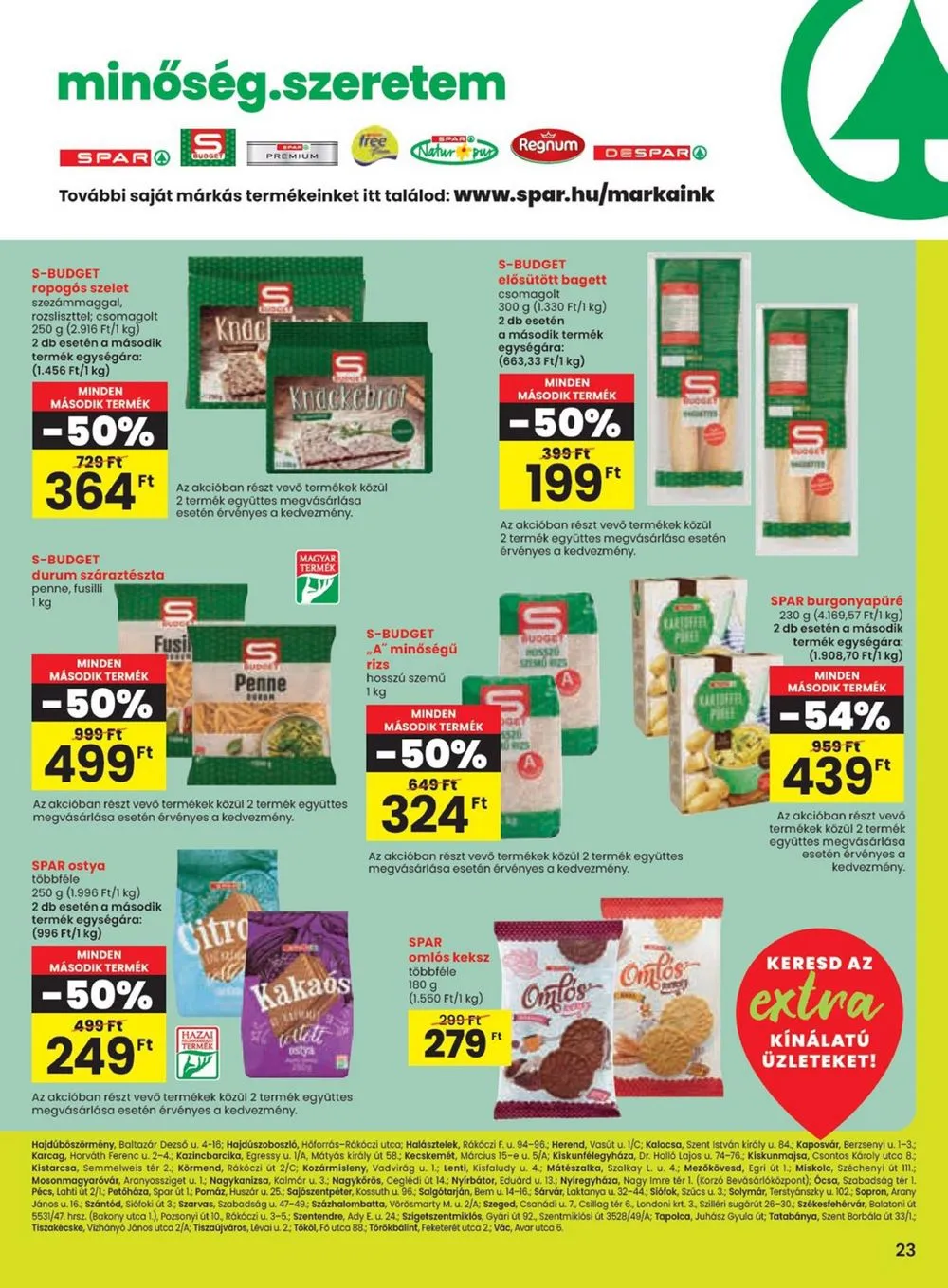 Spar akciós újság Extra 06.27–07.03 – 4. oldal