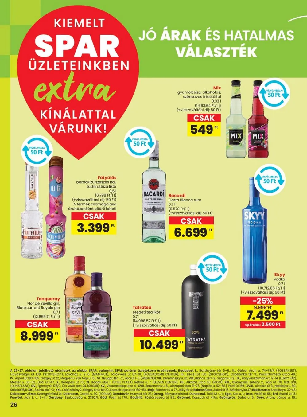 Spar akciós újság Extra 07.04–07.10 – 7. oldal