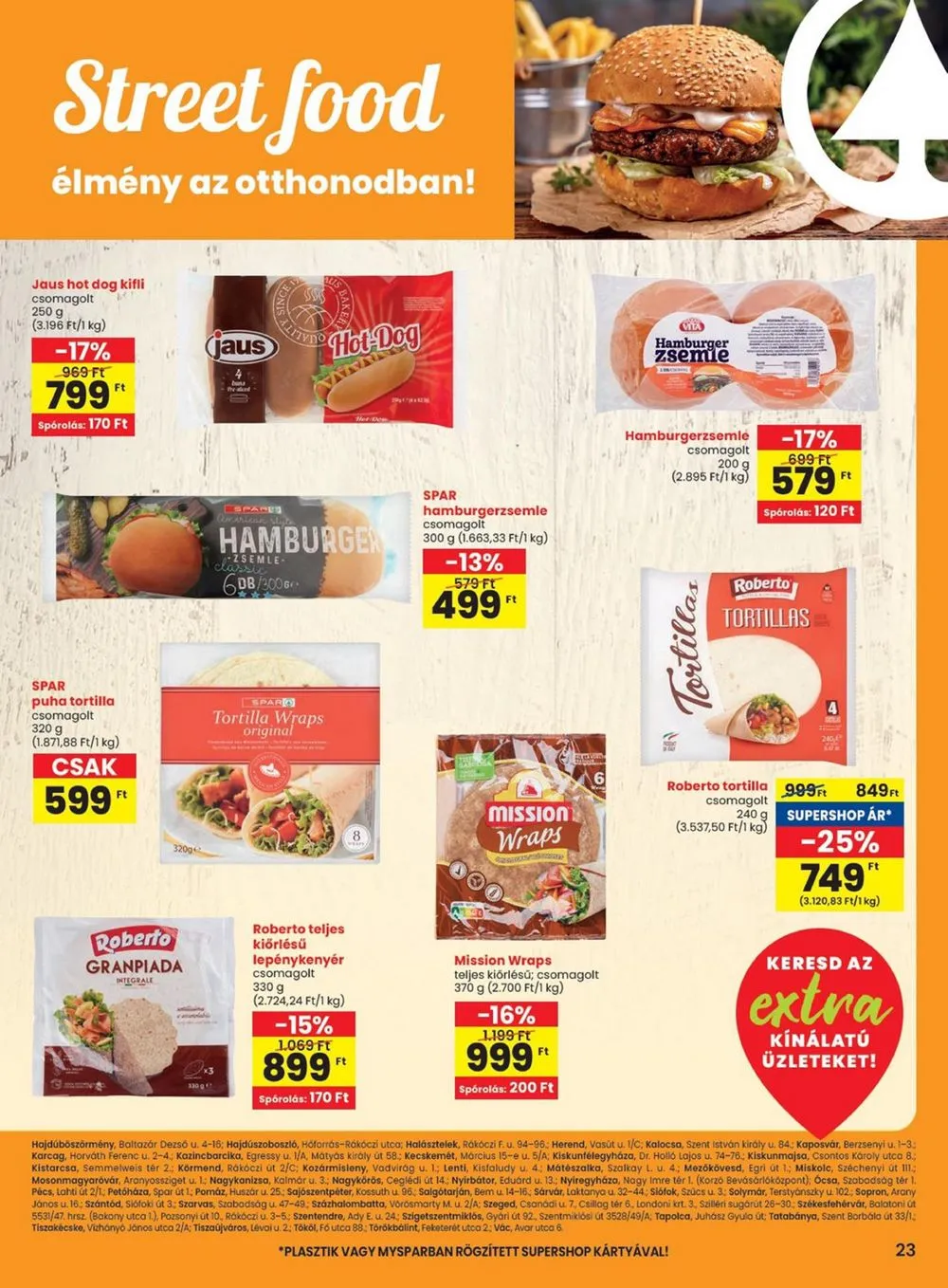 Spar akciós újság Extra 07.11–07.17 – 4. oldal