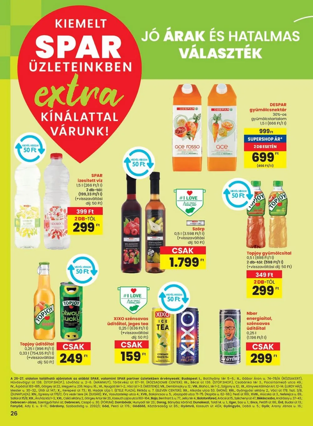 Spar akciós újság Extra 07.11–07.17 – 7. oldal