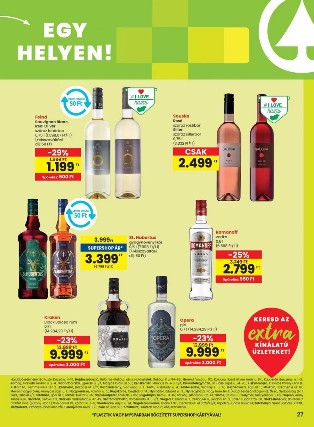 Spar akciós újság Extra 07.11–07.17 – 8. oldal