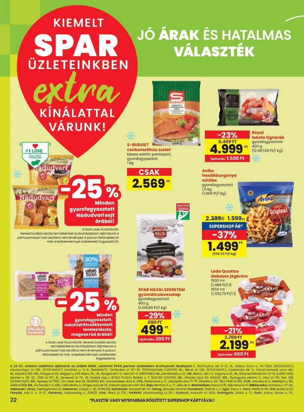 Spar akciós újság Extra 08.08–08.14 – 3. oldal
