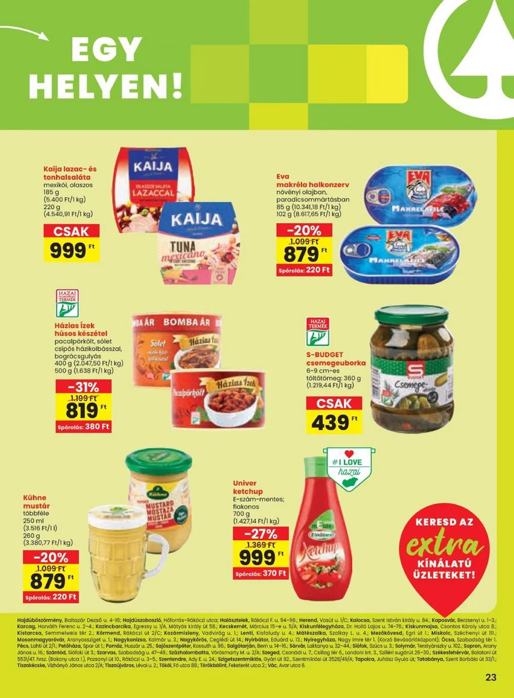 Spar akciós újság Extra 08.08–08.14 – 4. oldal