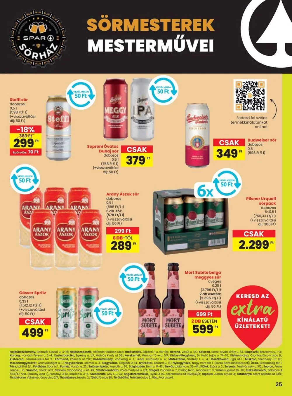 Spar akciós újság Extra 08.22–08.28 – 6. oldal