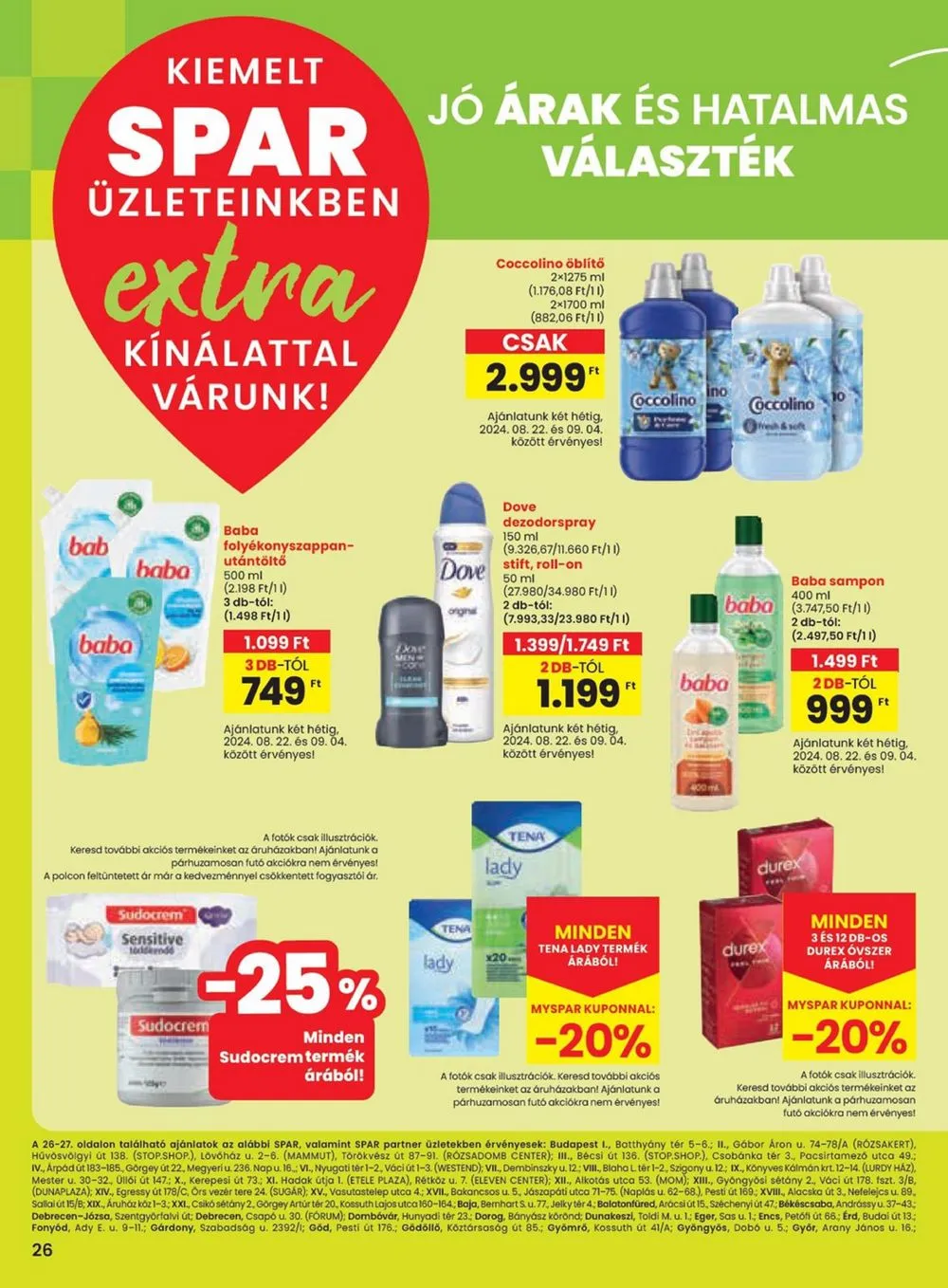 Spar akciós újság Extra 08.22–08.28 – 7. oldal