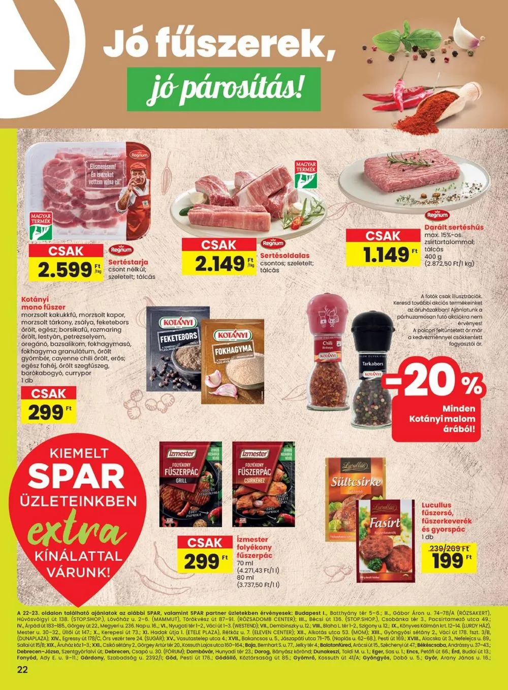 Spar akciós újság Extra 08.29–09.04 – 3. oldal