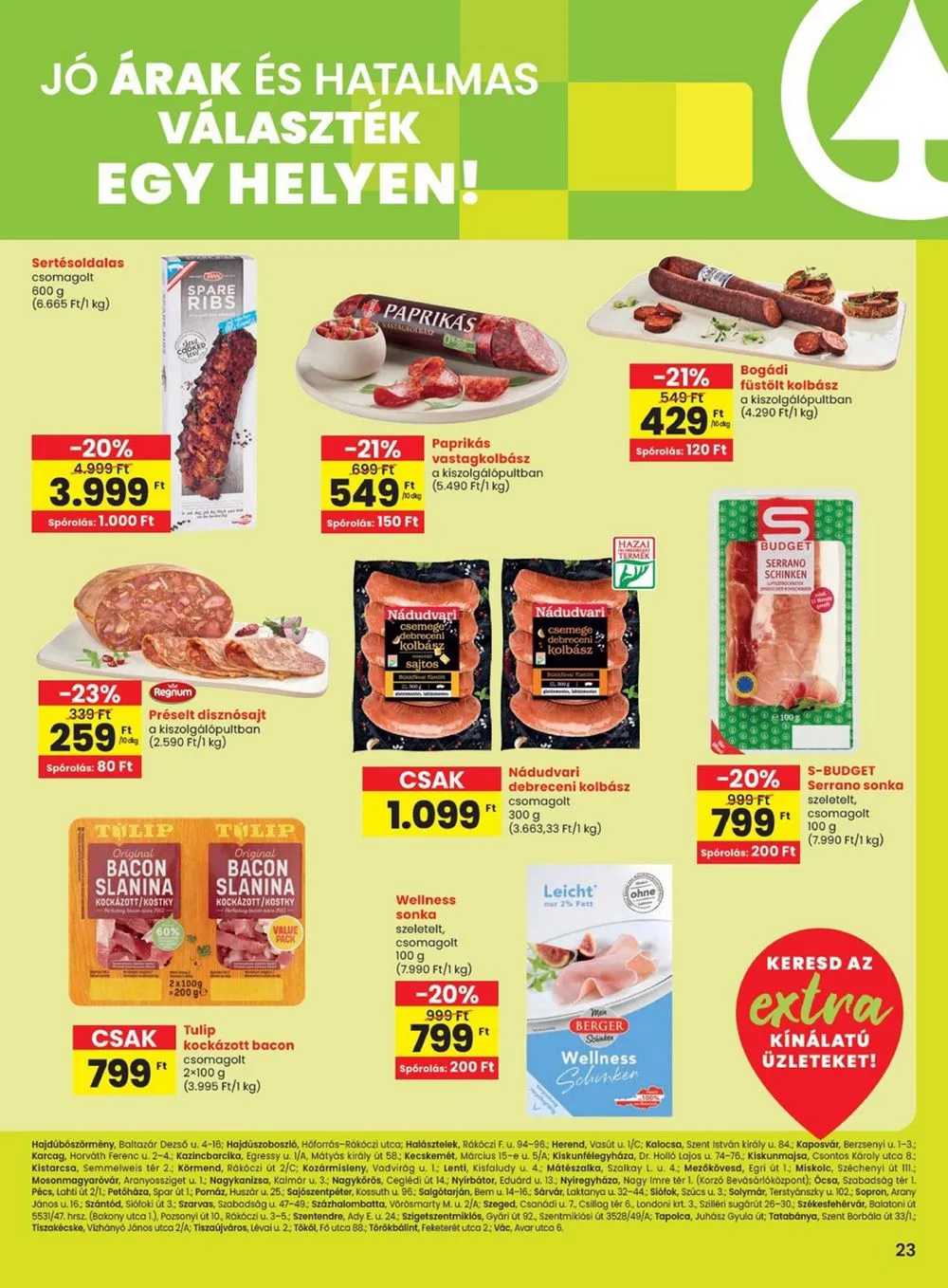 Spar akciós újság Extra 08.29–09.04 – 4. oldal