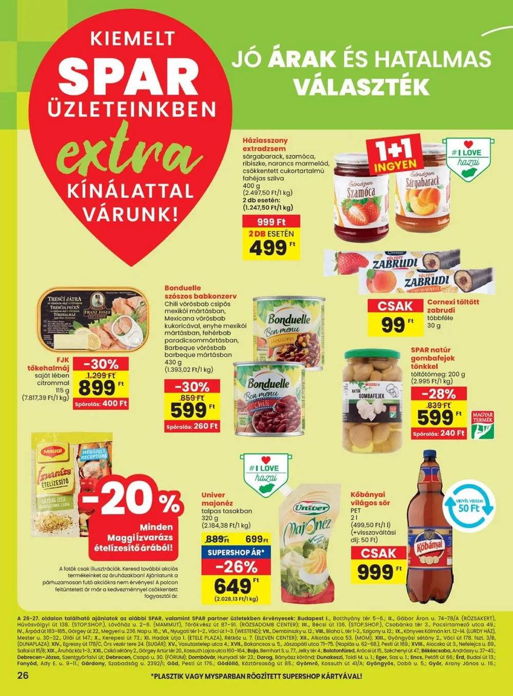Spar akciós újság Extra 08.29–09.04 – 7. oldal