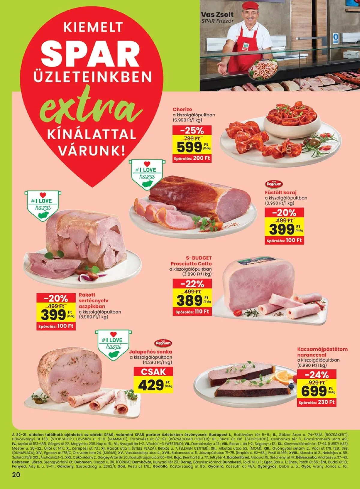 Spar akciós újság Extra 09.12–09.18
