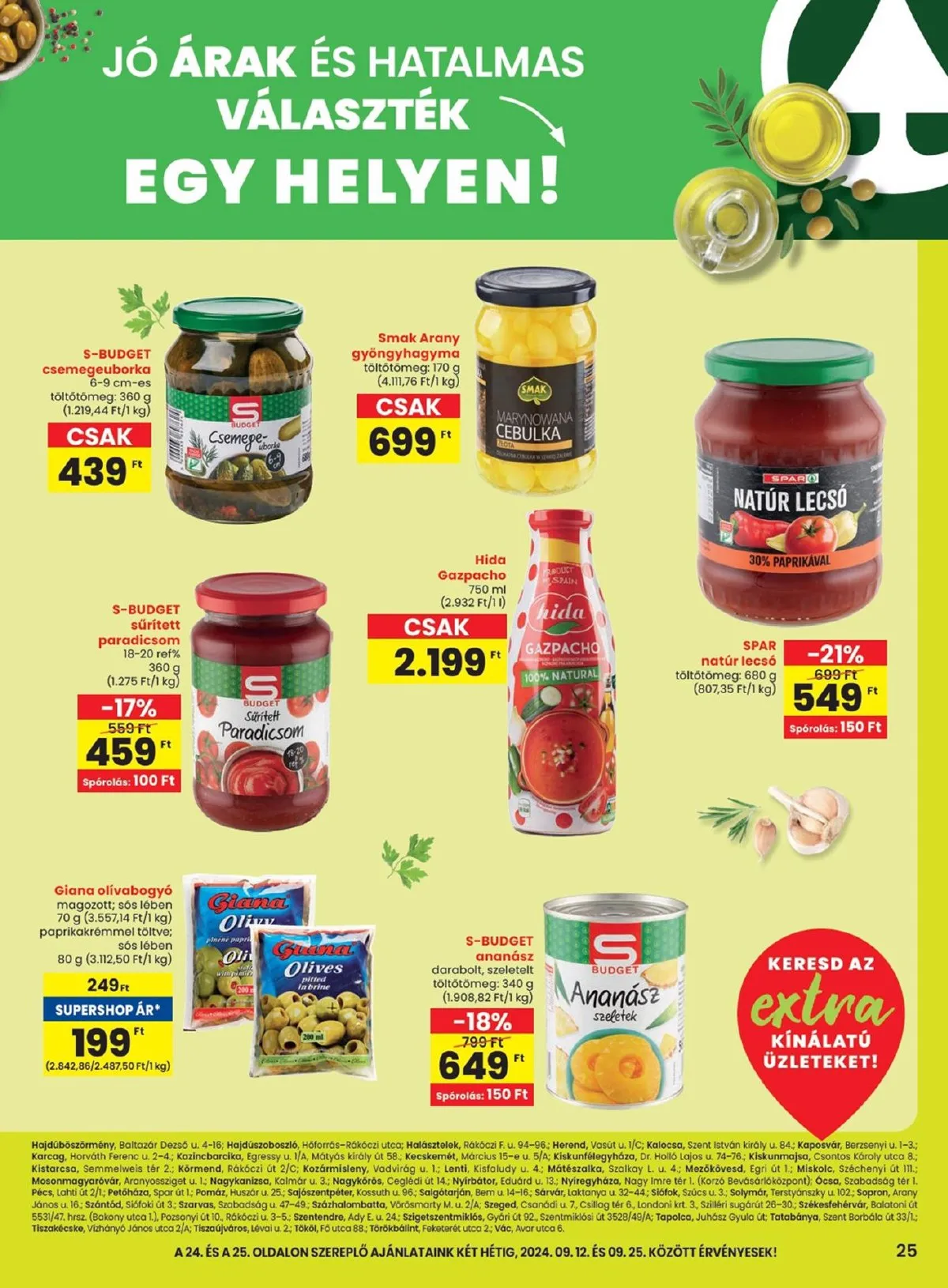 Spar akciós újság Extra 09.12–09.18 – 6. oldal