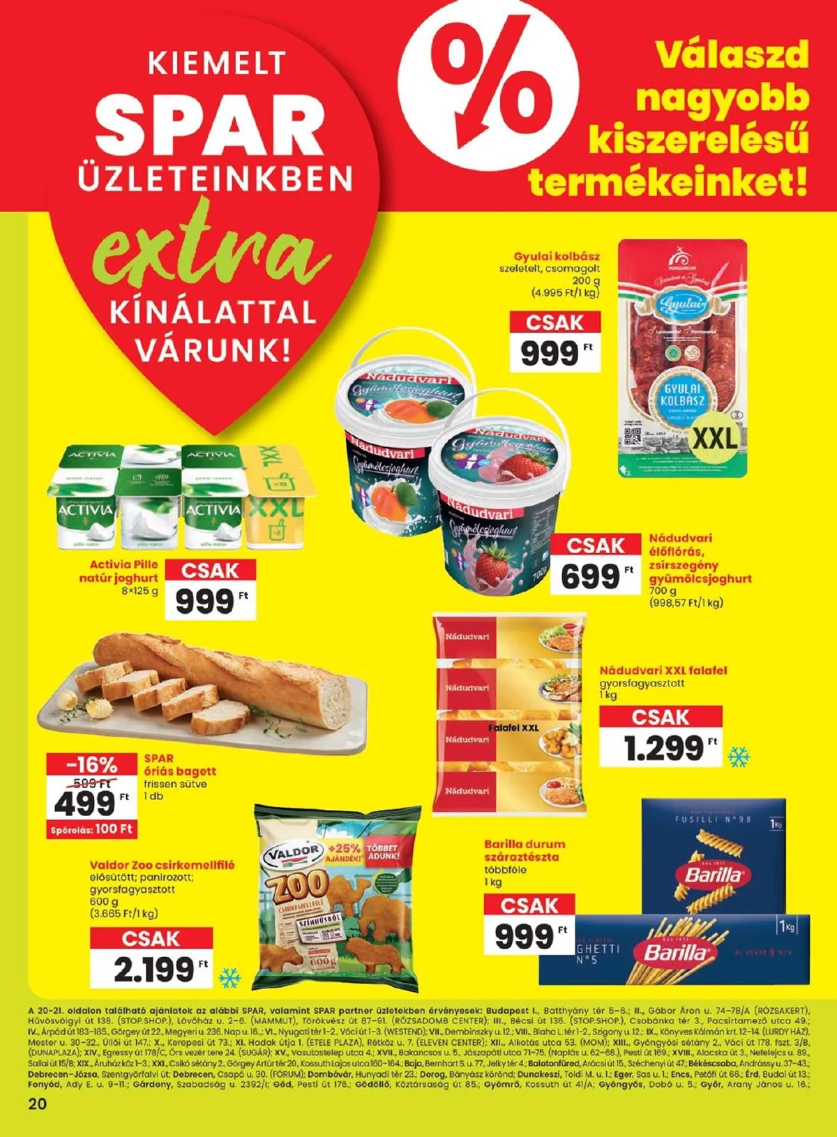 Spar akciós újság Extra 09.19–09.25