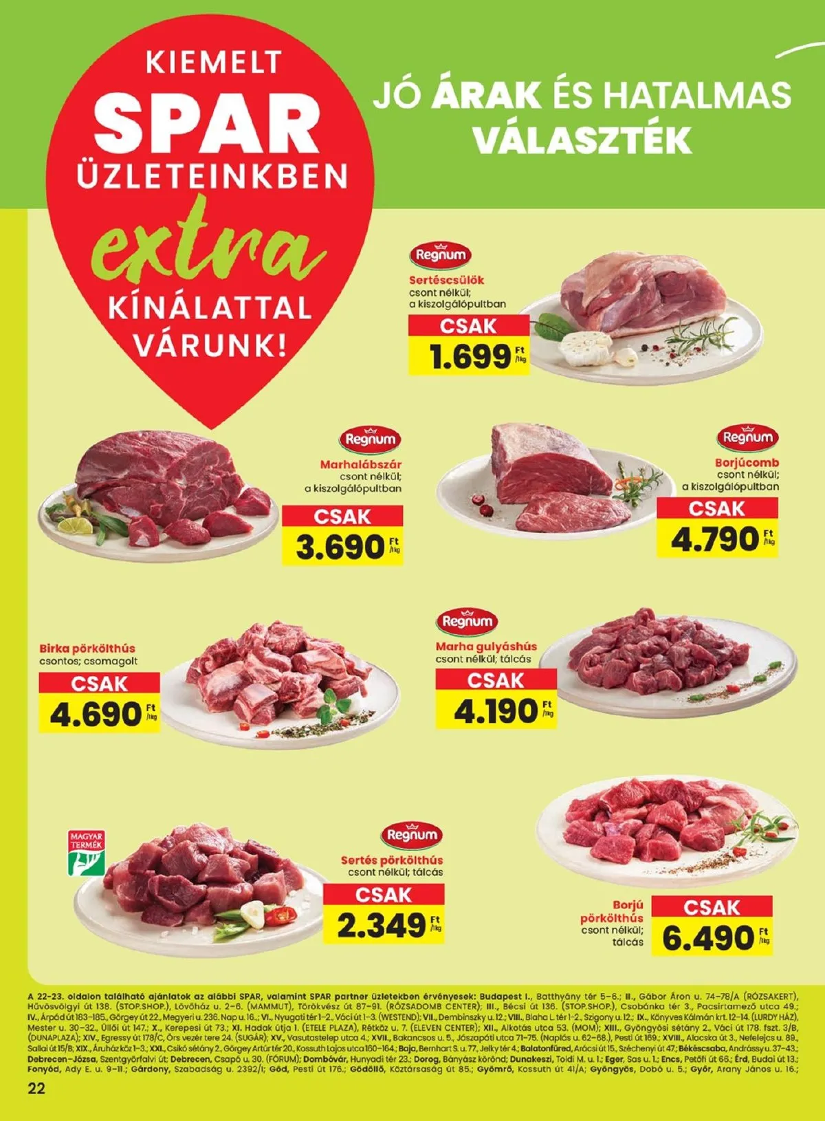 Spar akciós újság Extra 09.19–09.25 – 3. oldal