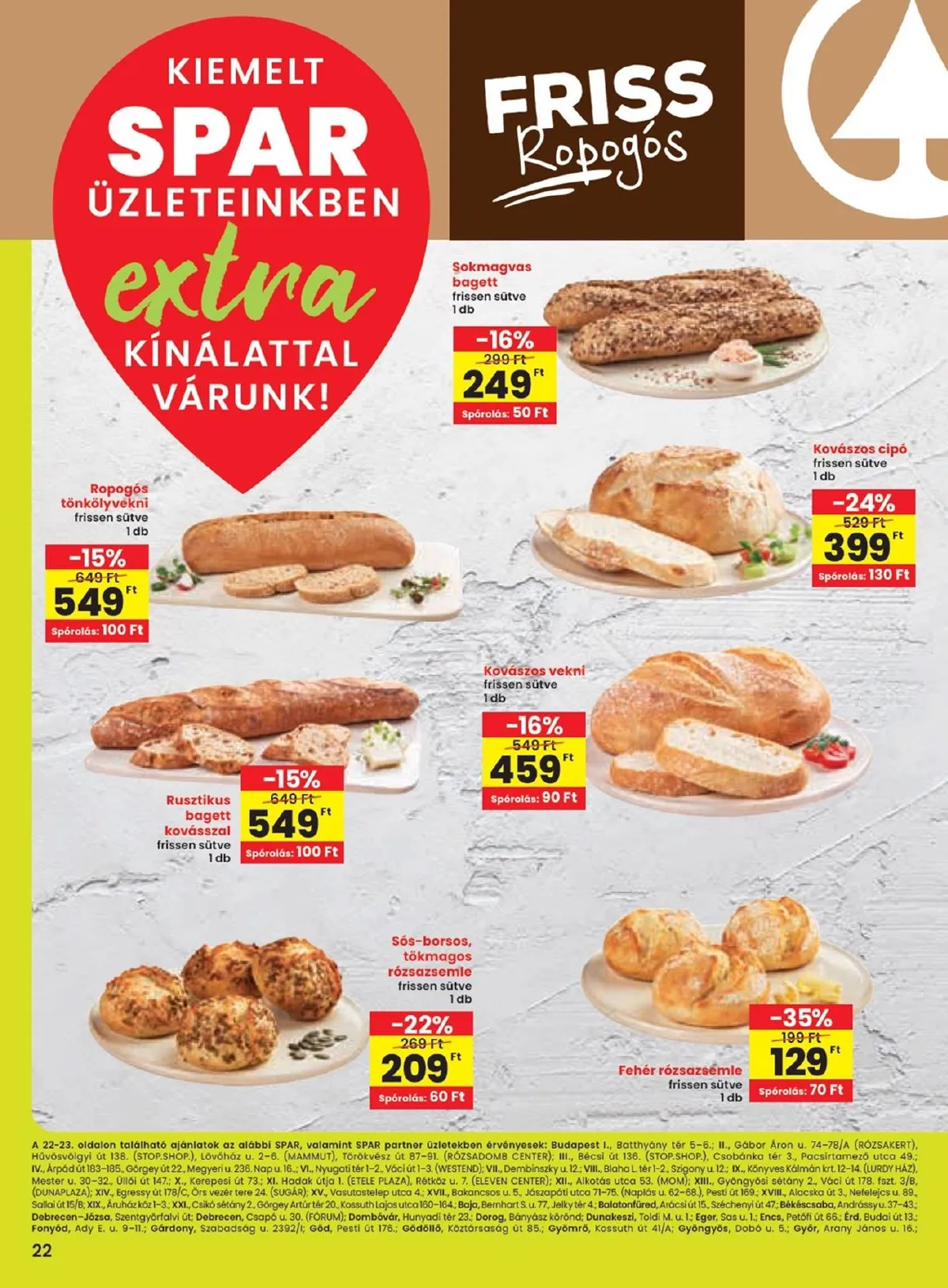 Spar akciós újság Extra 09.26–10.02 – 3. oldal