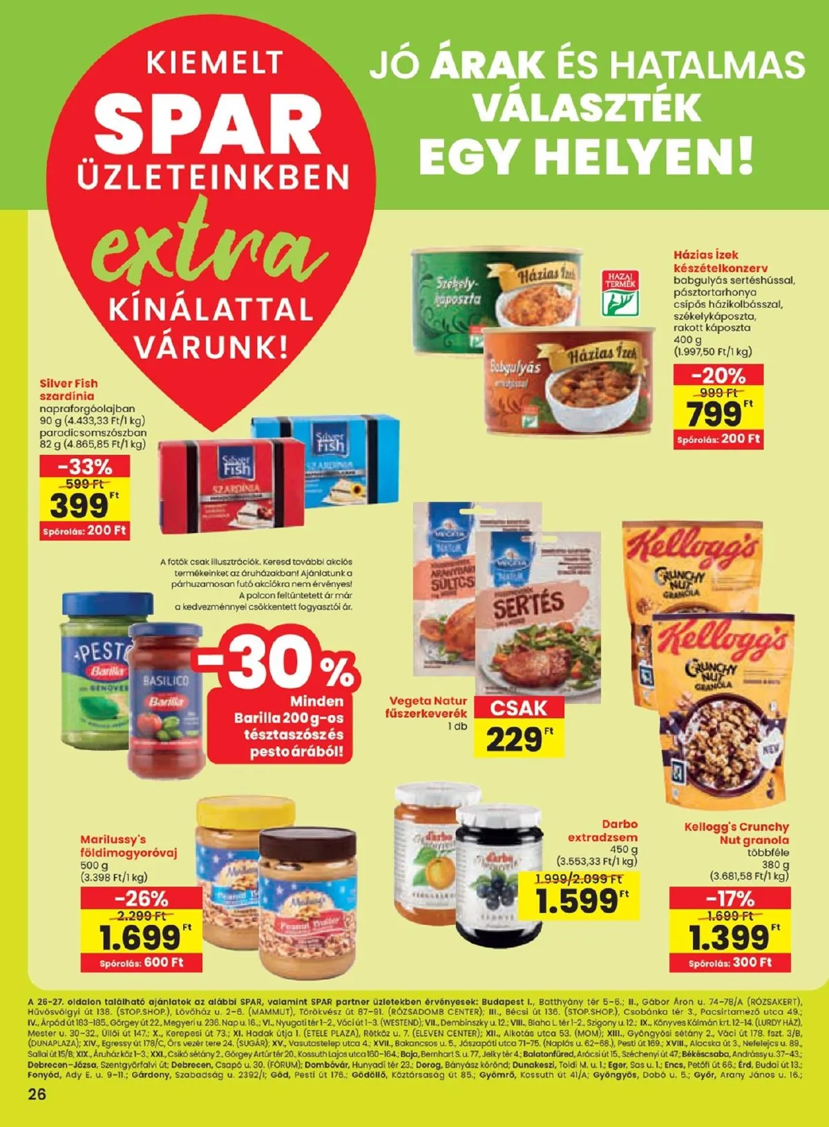 Spar akciós újság Extra 09.26–10.02 – 7. oldal