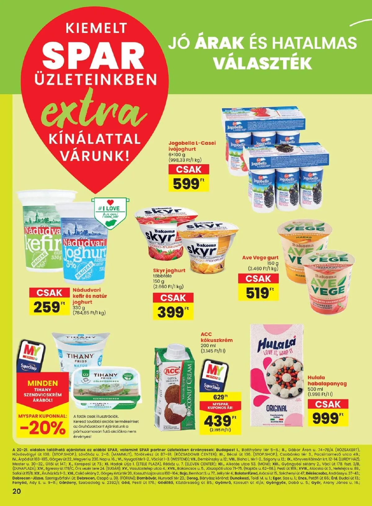 Spar akciós újság Extra 10.03–10.09