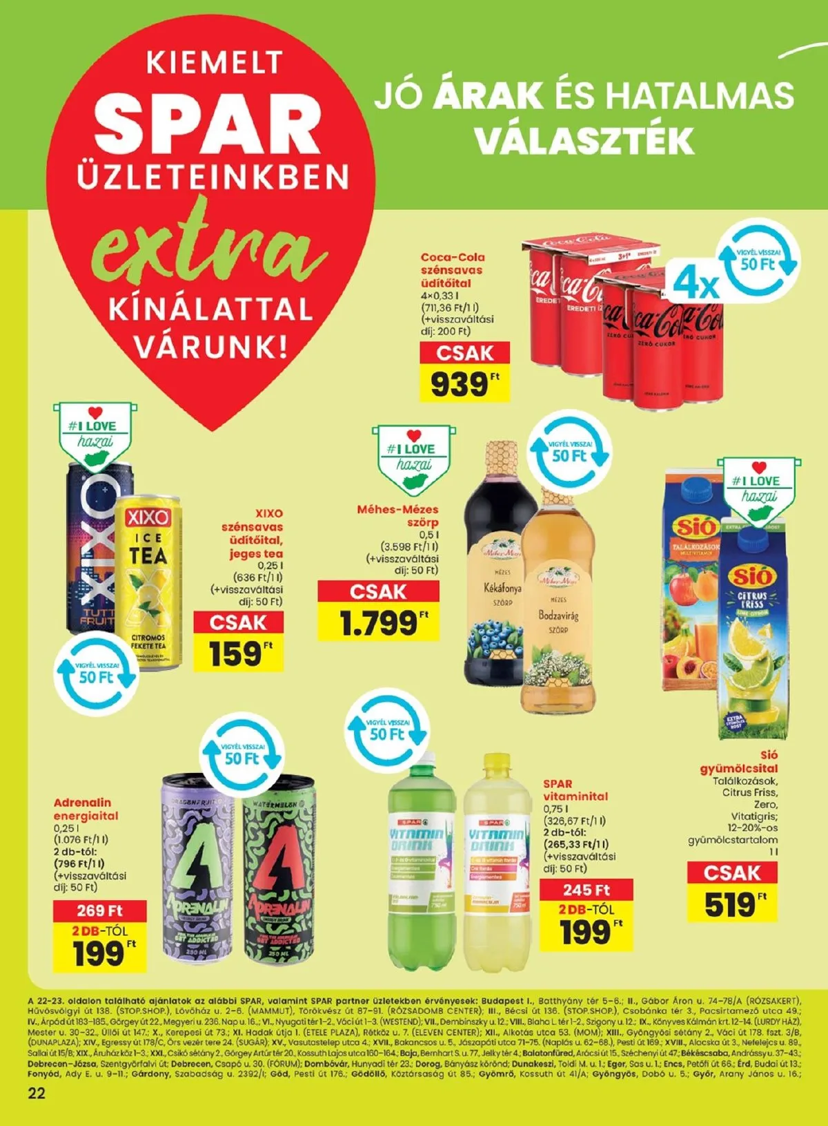 Spar akciós újság Extra 10.03–10.09 – 3. oldal