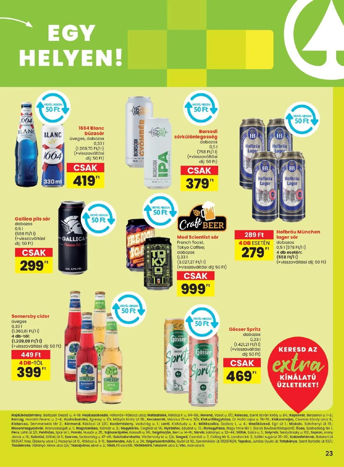 Spar akciós újság Extra 10.03–10.09 – 4. oldal