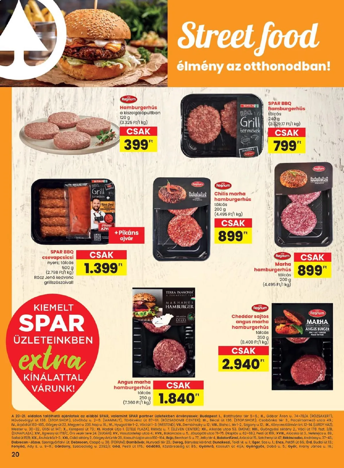 Spar akciós újság Extra 10.10–10.16
