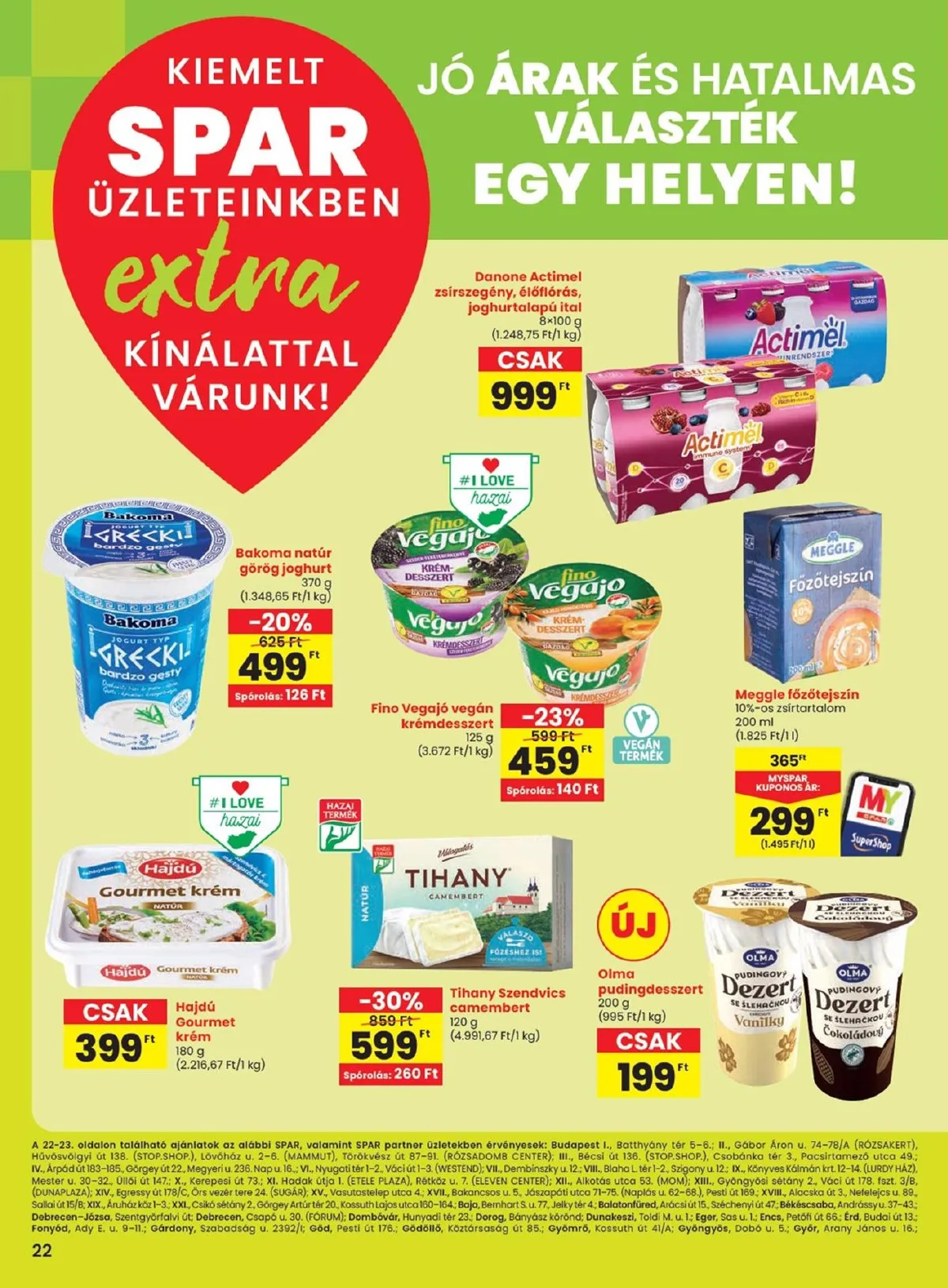 Spar akciós újság Extra 10.10–10.16 – 3. oldal