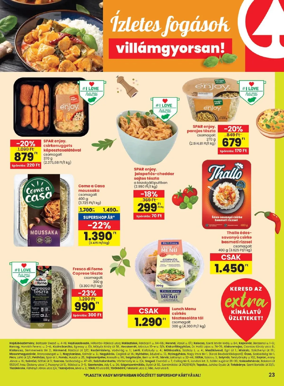 Spar akciós újság Extra 10.10–10.16 – 4. oldal