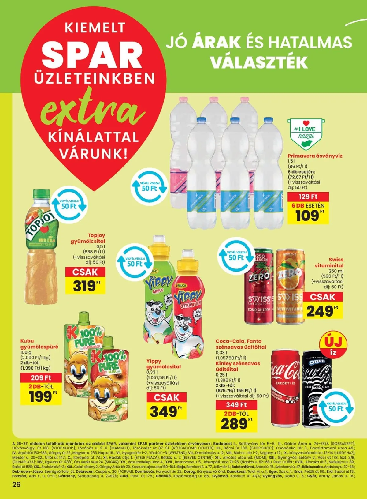 Spar akciós újság Extra 10.10–10.16 – 7. oldal