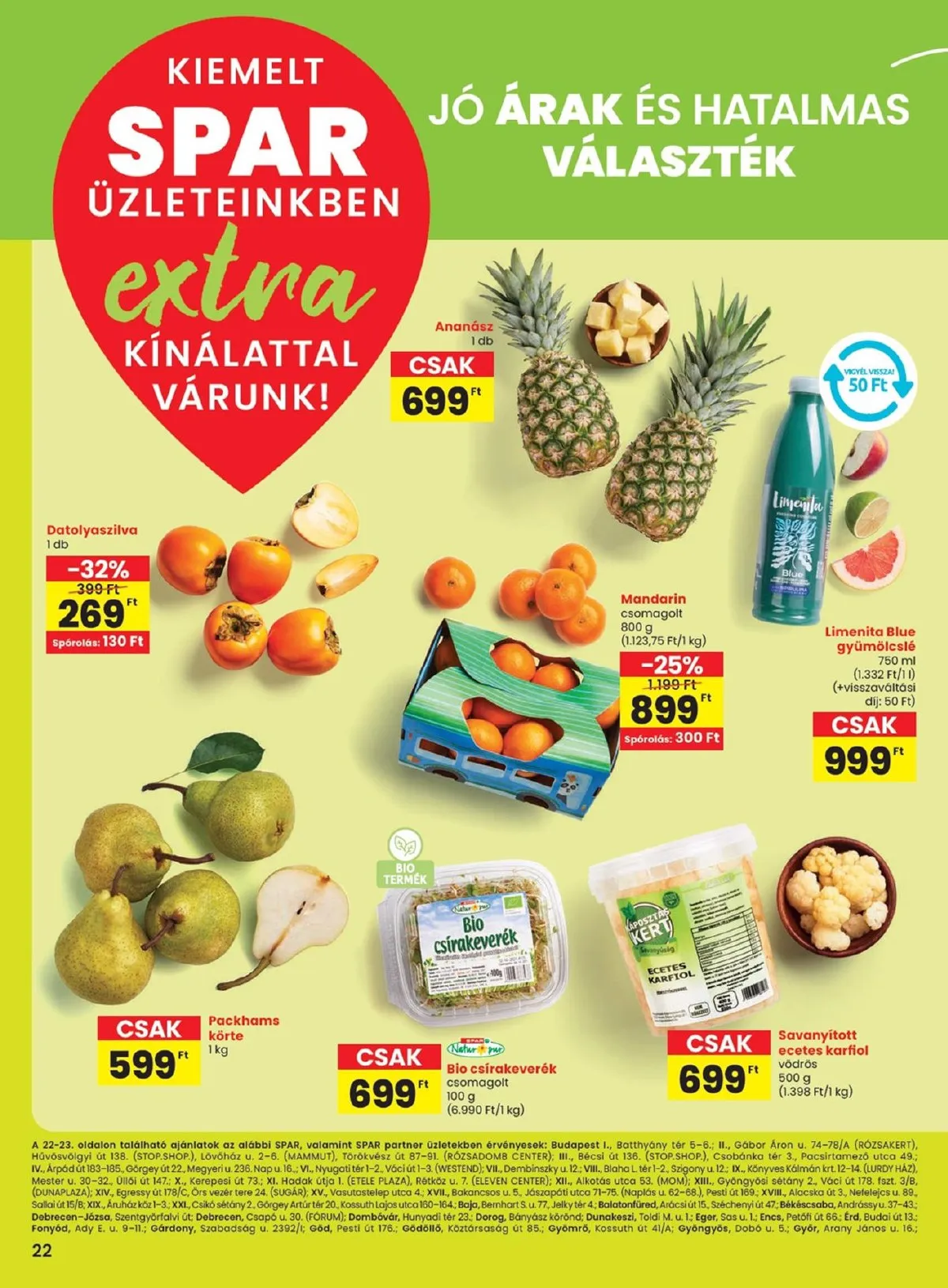 Spar akciós újság Extra 10.17–10.23 – 3. oldal