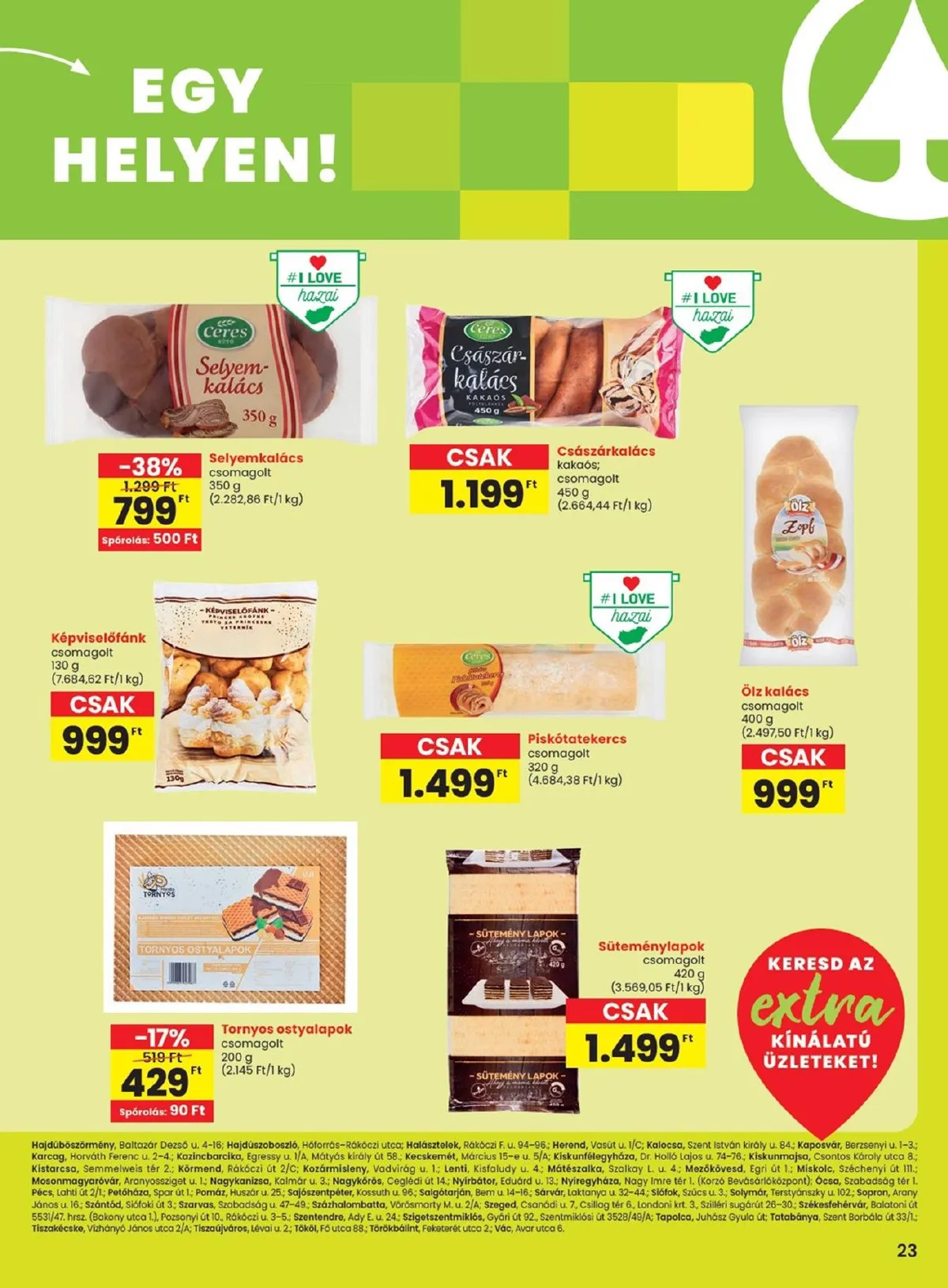 Spar akciós újság Extra 10.17–10.23 – 4. oldal