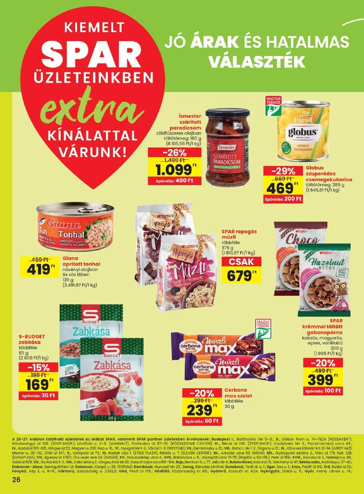 Spar akciós újság Extra 10.17–10.23 – 7. oldal