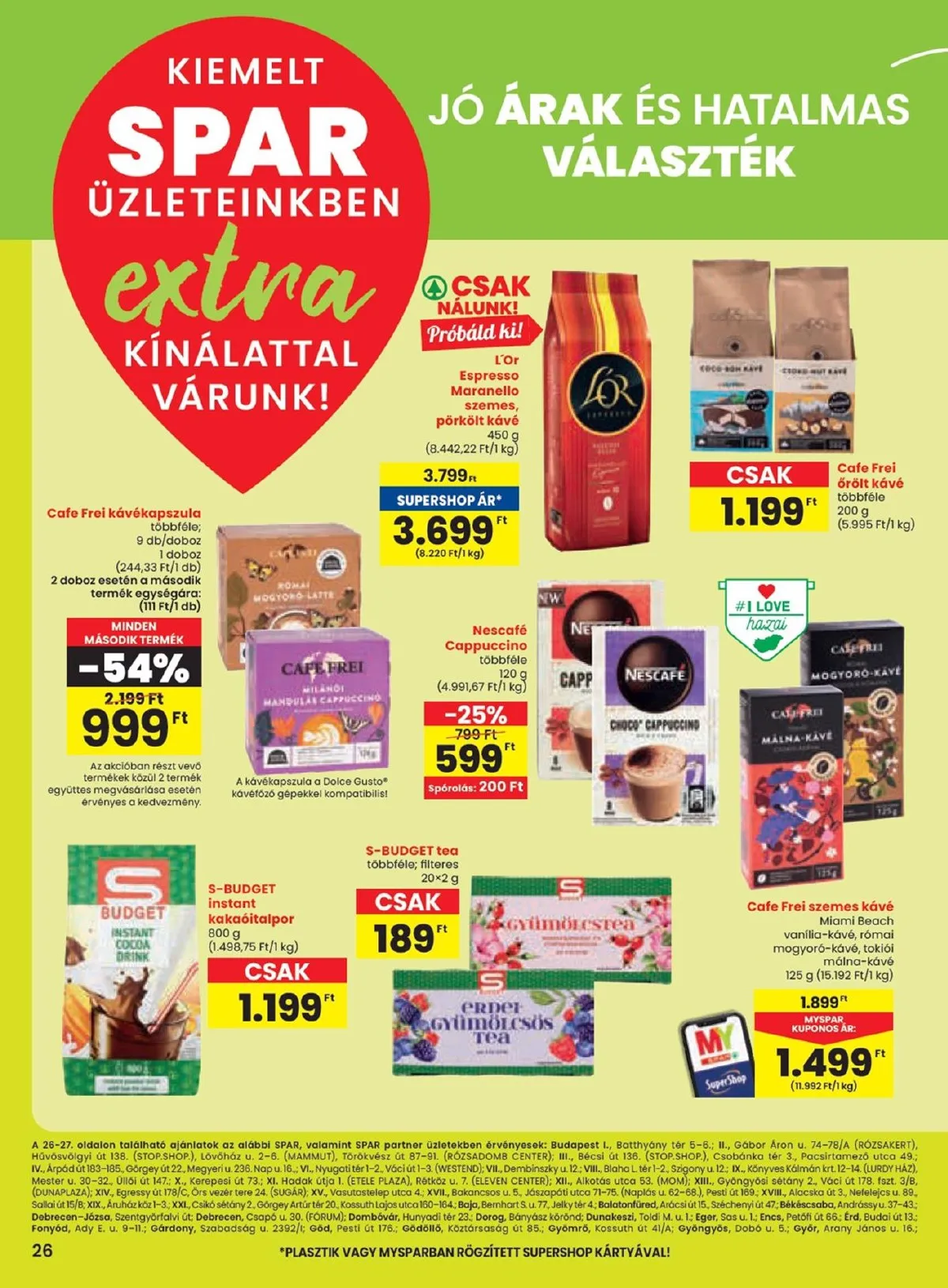 Spar akciós újság Extra 10.24–10.30 – 7. oldal