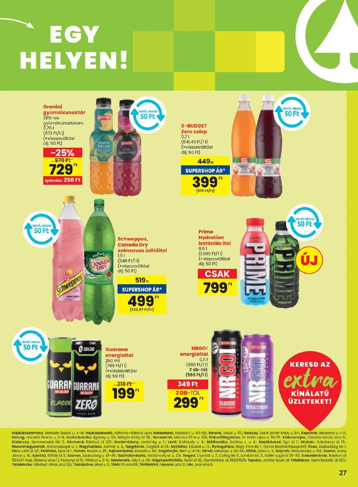 Spar akciós újság Extra 10.24–10.30 – 8. oldal