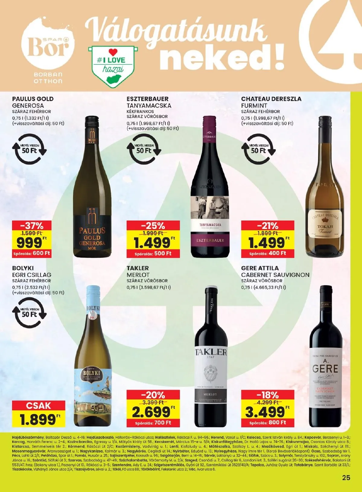 Spar akciós újság Extra 10.31–11.06 – 6. oldal