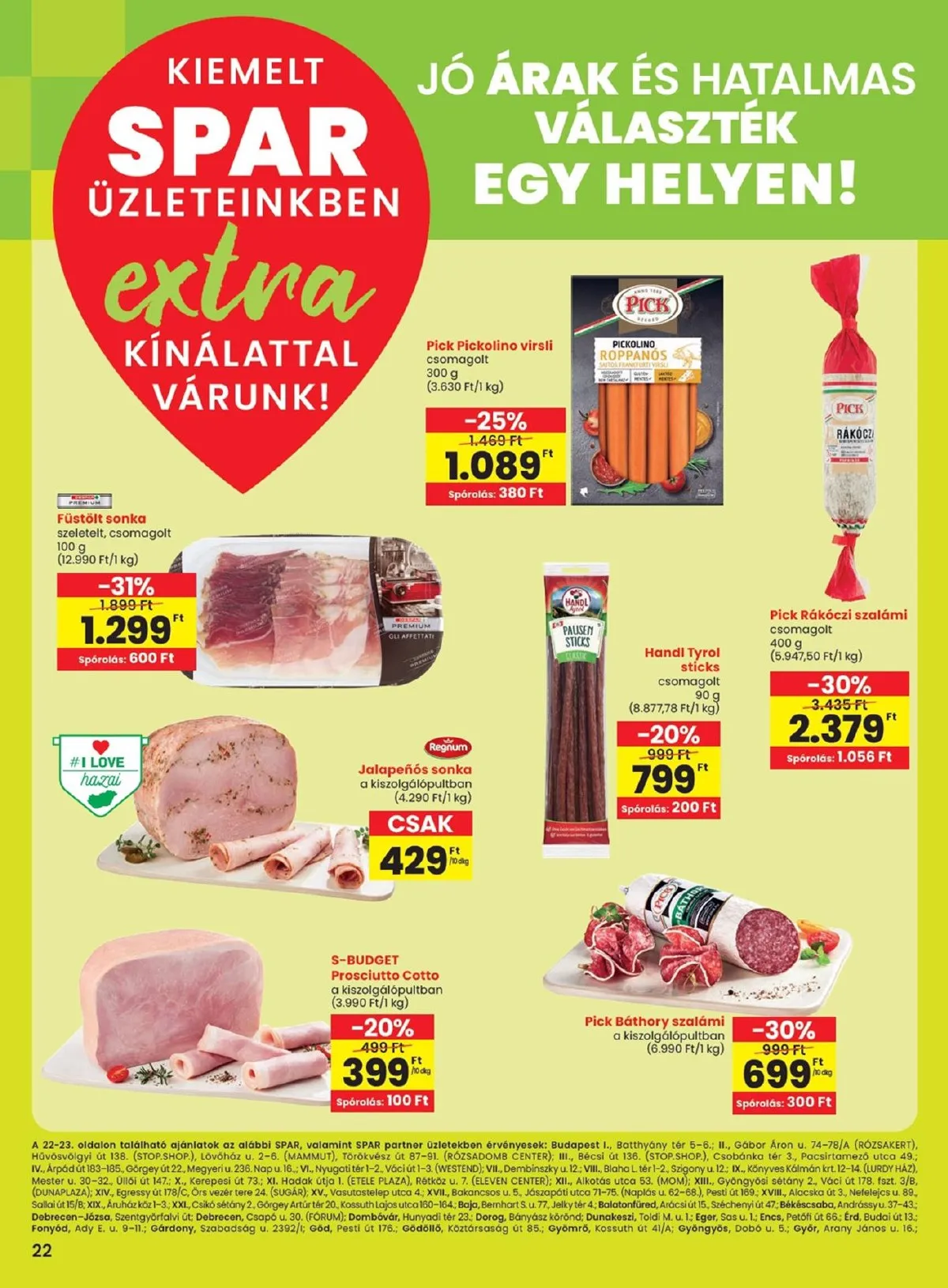 Spar akciós újság Extra 11.07–11.13 – 3. oldal