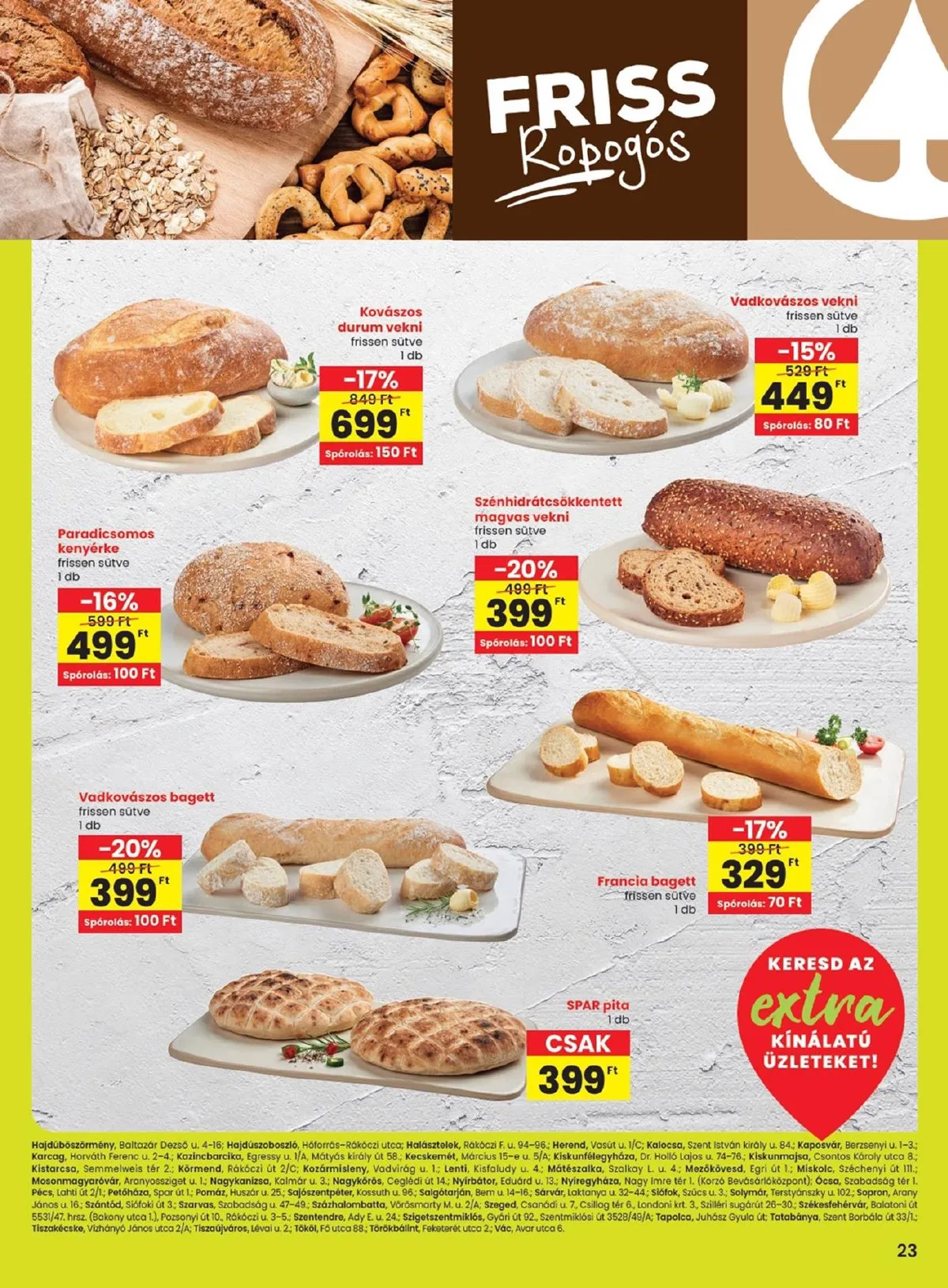 Spar akciós újság Extra 11.07–11.13 – 4. oldal