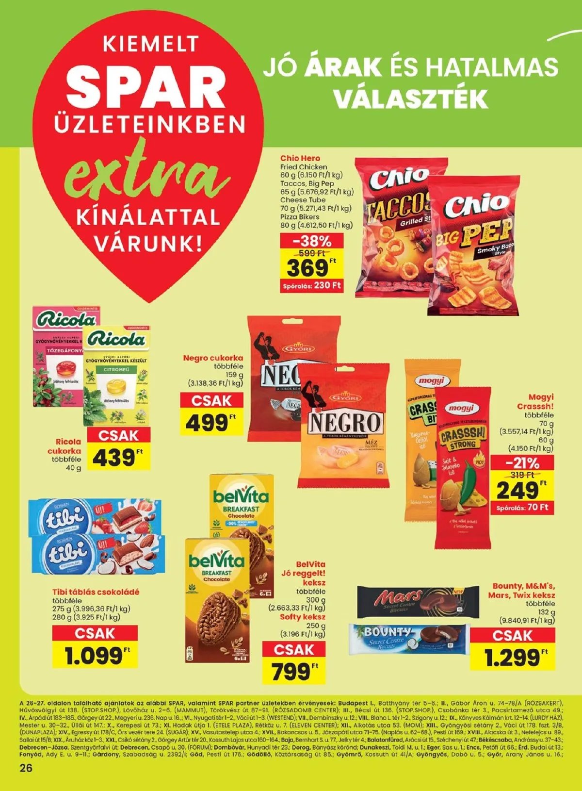 Spar akciós újság Extra 11.07–11.13 – 7. oldal