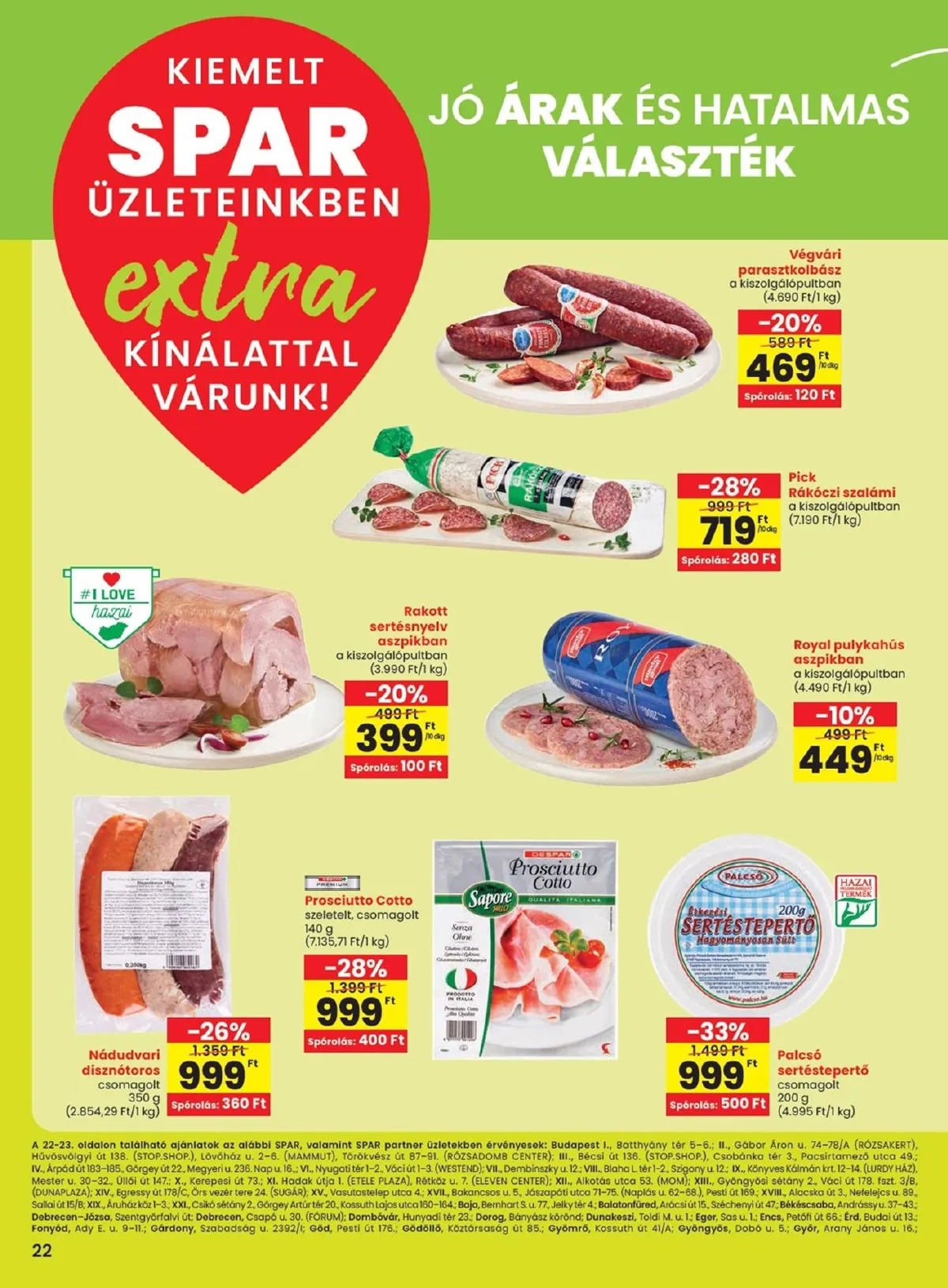 Spar akciós újság Extra 11.14–11.20 – 3. oldal