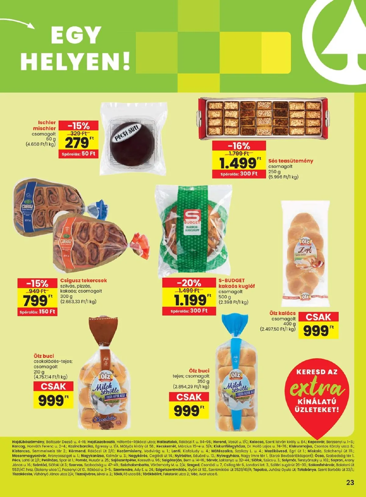 Spar akciós újság Extra 11.14–11.20 – 4. oldal