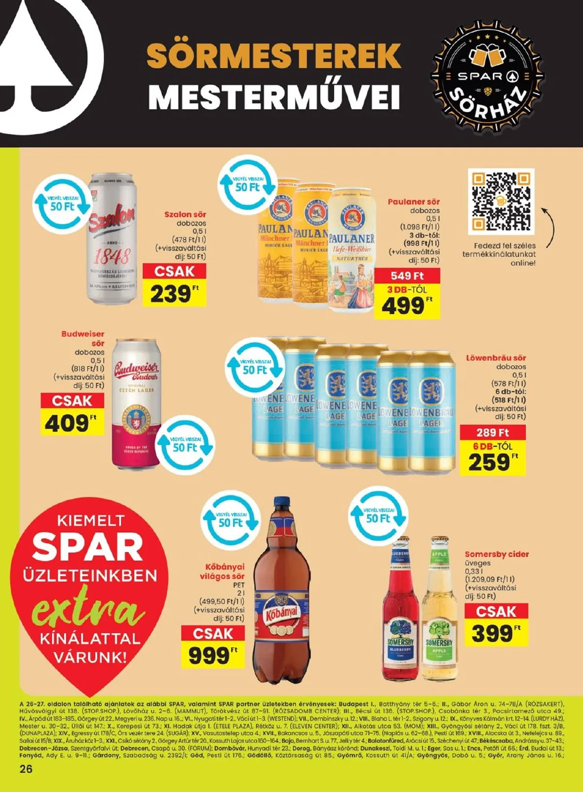 Spar akciós újság Extra 11.14–11.20 – 7. oldal