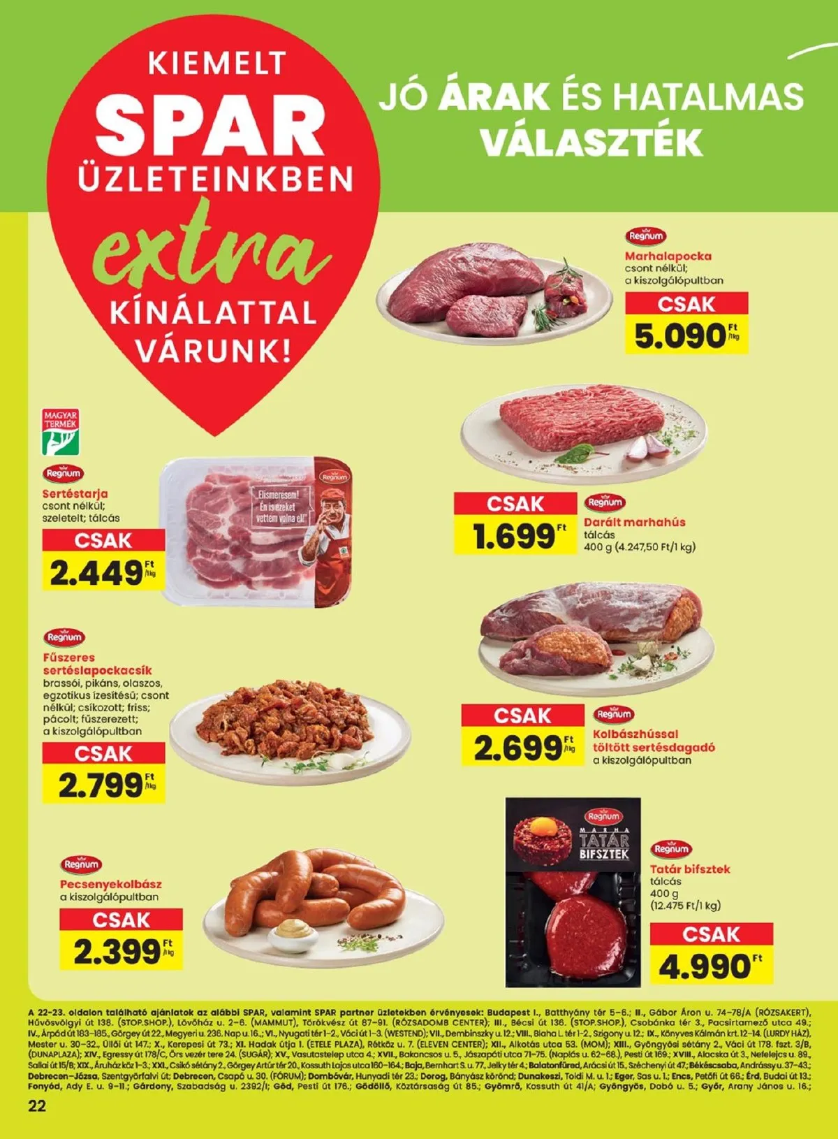 Spar akciós újság Extra 11.21–11.27 – 3. oldal