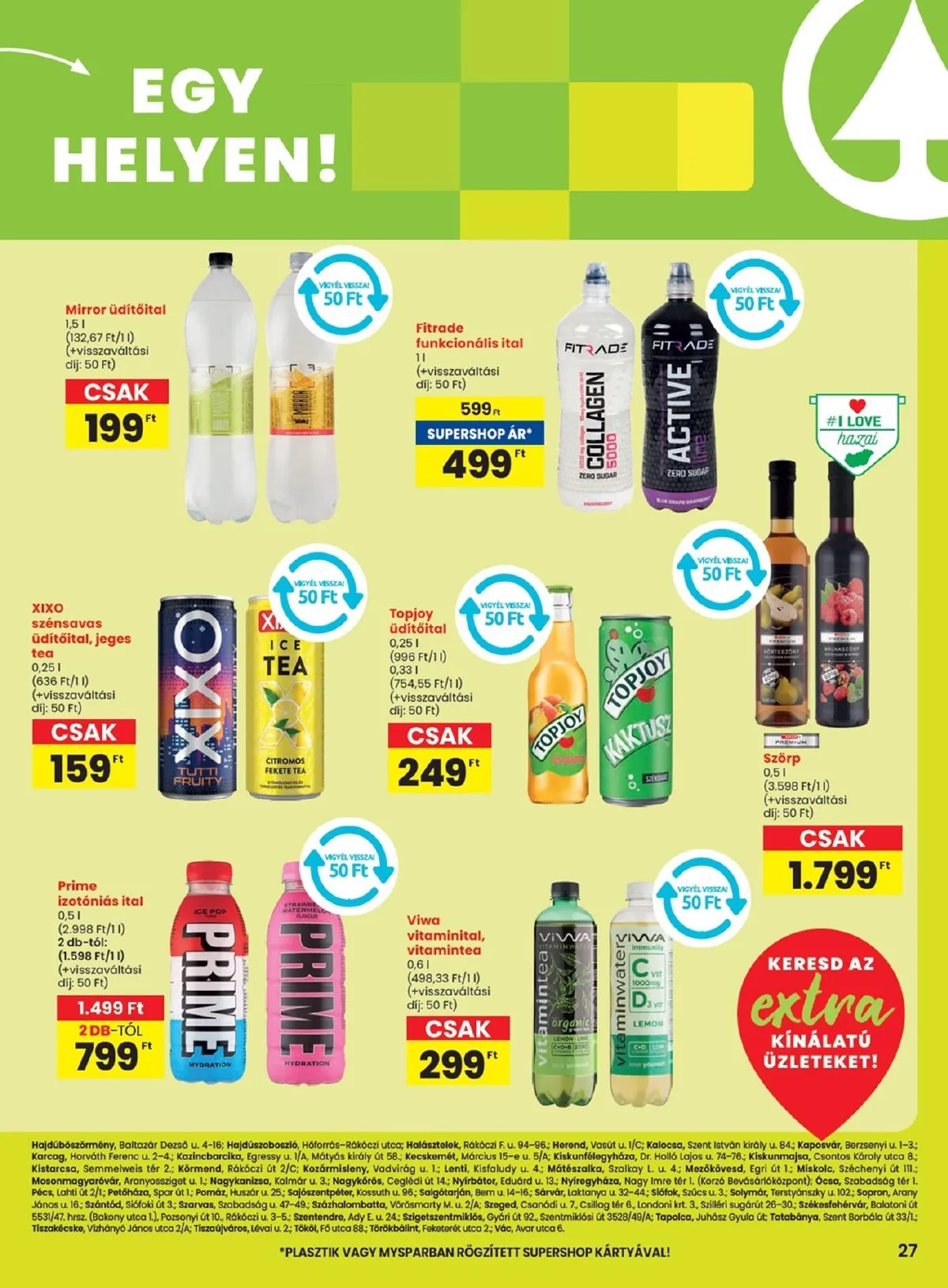 Spar akciós újság Extra 11.21–11.27 – 8. oldal