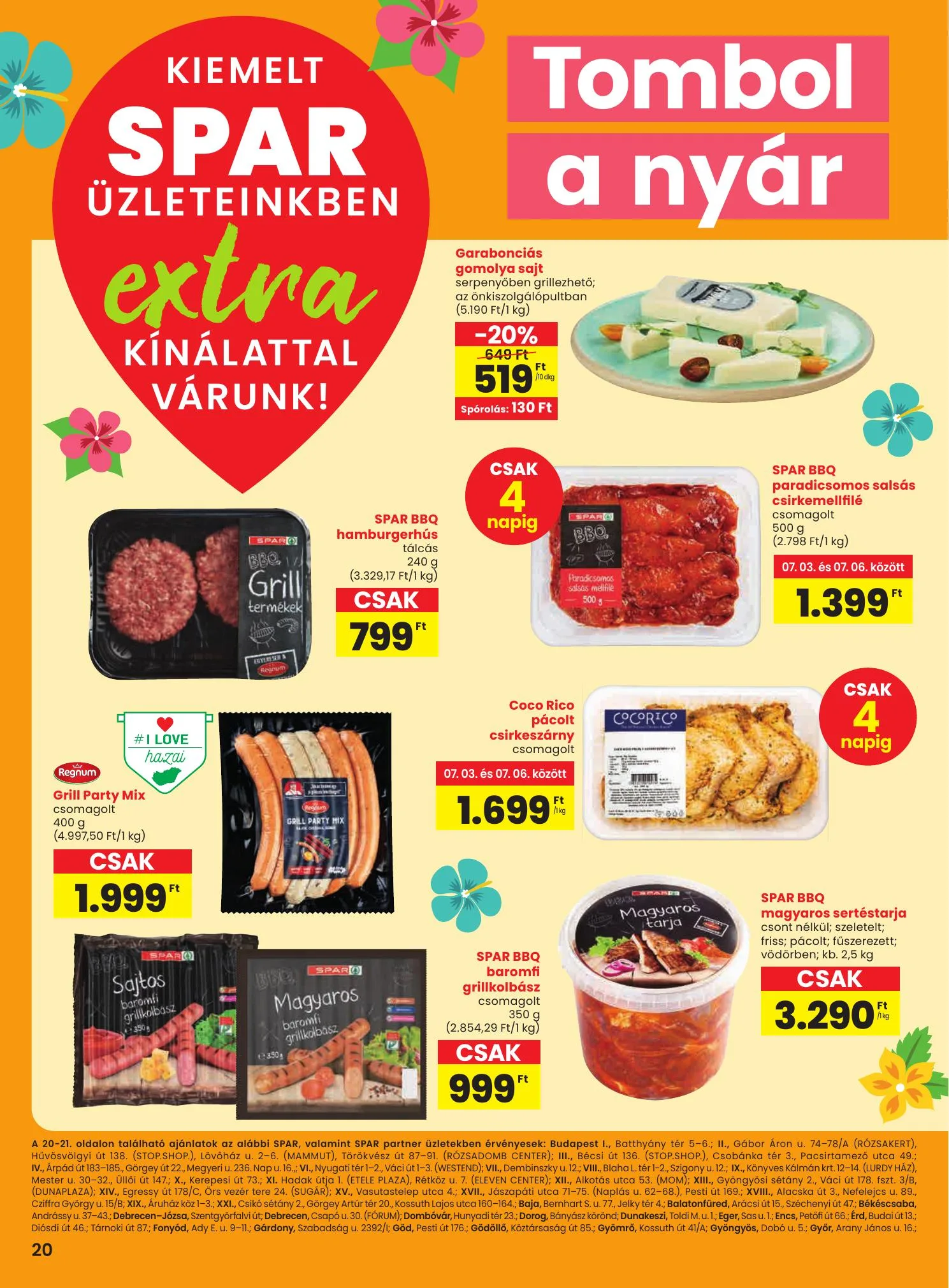 Spar akciós újság Extra 07.03–07.09