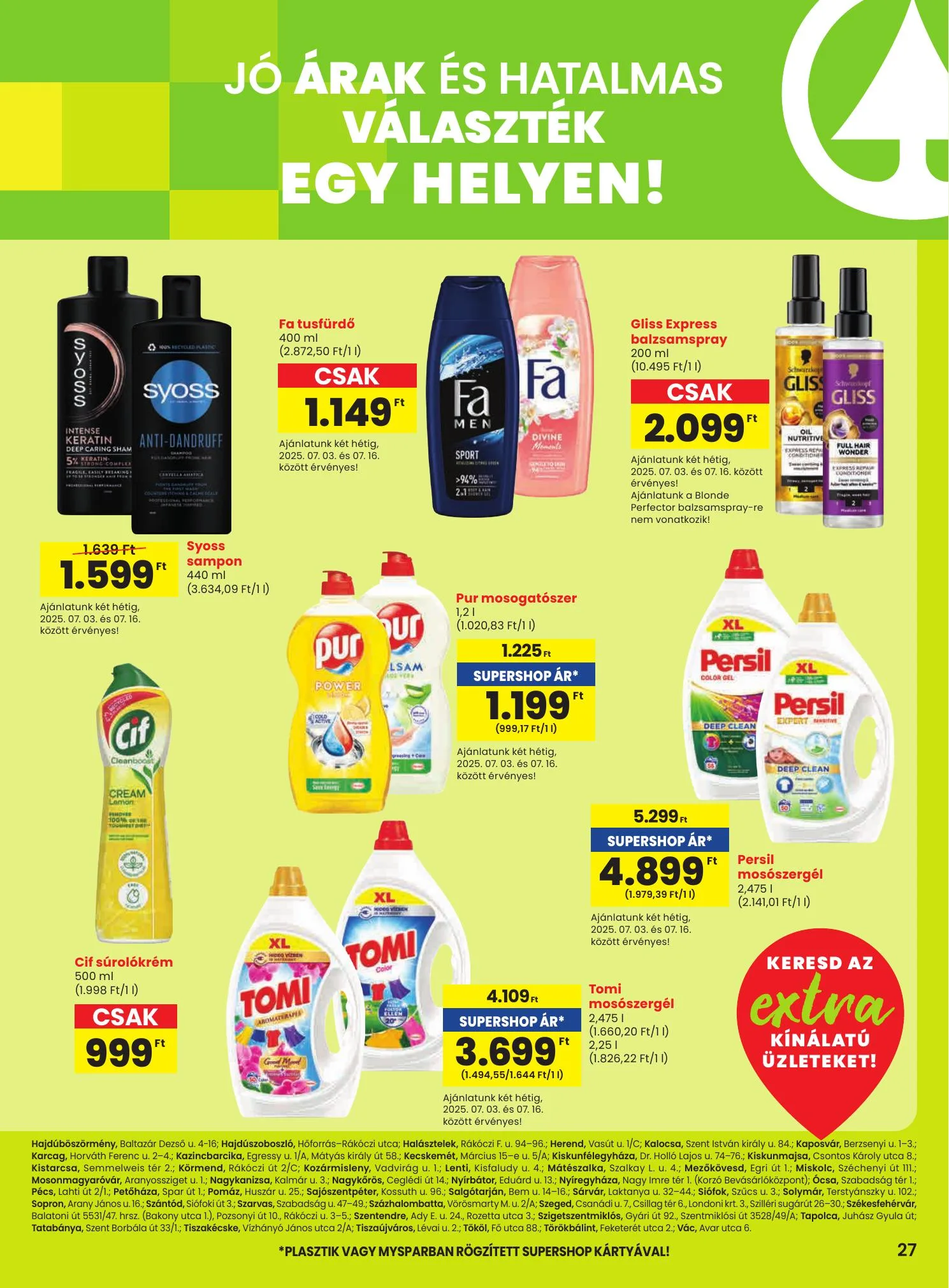 Spar akciós újság Extra 07.03–07.09 – 8. oldal