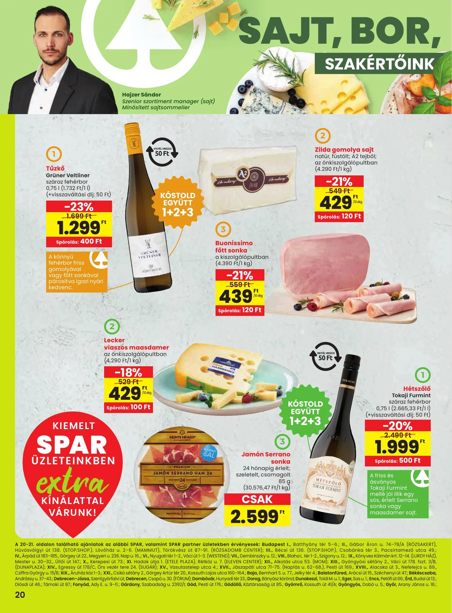 Spar akciós újság Extra 07.10–07.16